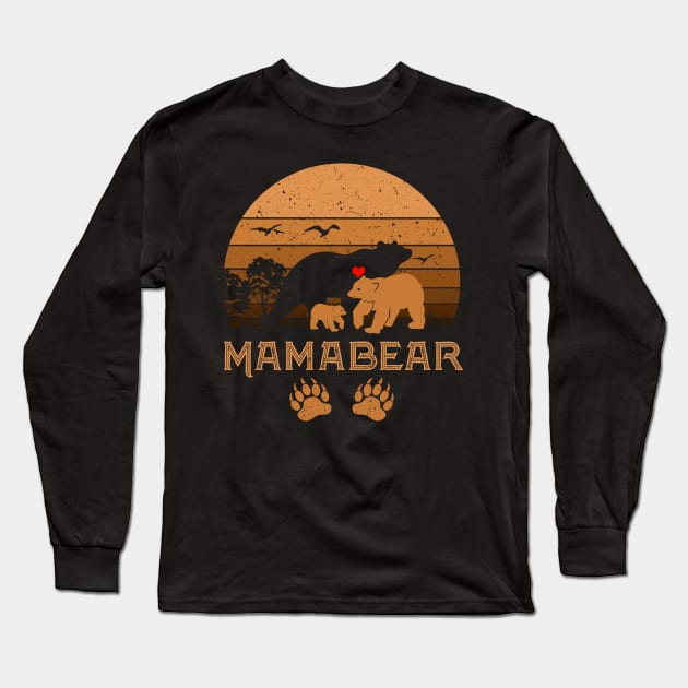 Mamabear Mother Bear Mother_s Day Gift Long Sleeve T-Shirt by cruztdk5